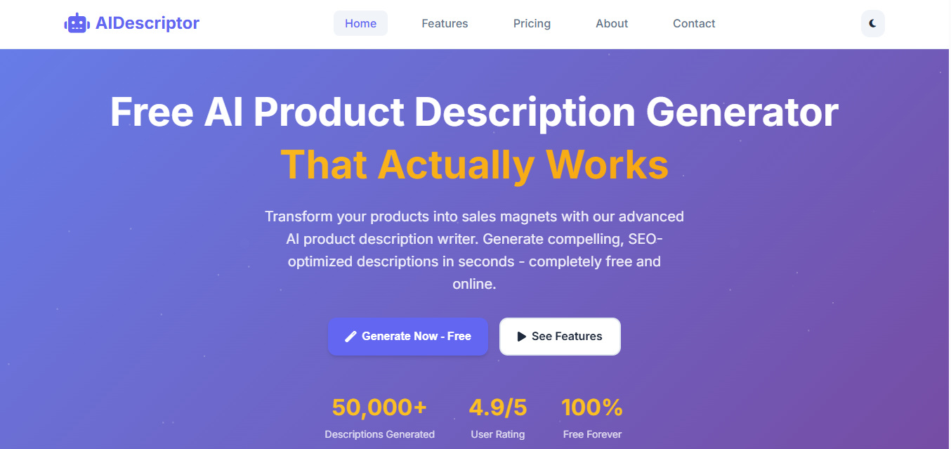 AI Product Description Writer